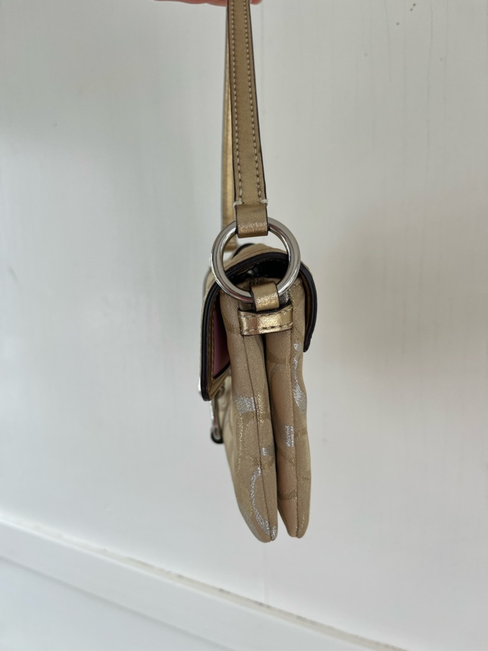 Vintage Coach Hamptons Optic Clip Shoulder Bag - Picture 5 of 7